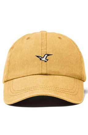 Dalix Seagull Dad Hat in Washed Gold at Nordstrom