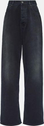 Balenciaga High-rise wide-leg jeans