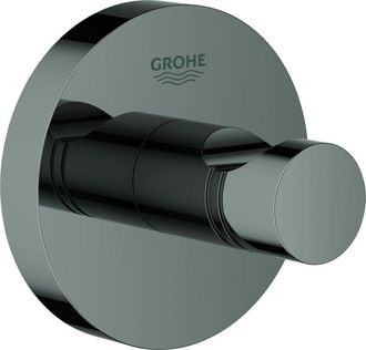 GROHE Essentials Soporte De Pared Met&aacute;lico Con Fijaciones Ocultas, Grafito Duro (40364a01) - Grohe