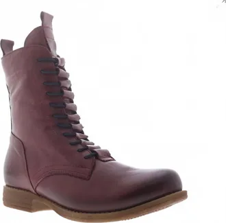 Miz Mooz Womens Lizza Boot In Wine