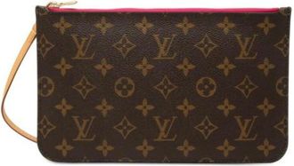 Louis Vuitton Pre-owned Clutches, female, Brown, Size: ONE SIZE Pre-owned Monogram Pouch