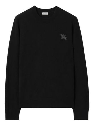 Burberry logo wool sweater - men - Wool - S - Black