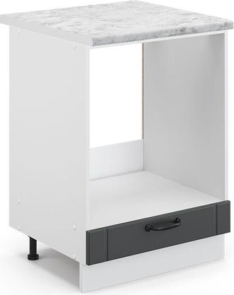 Vicco Armario Para Horno Empotrado Fame-line, Antracita Casa De Campo, 60 Cm, Et M&aacute;rmol Vicco