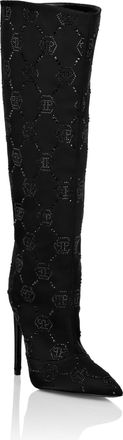 Philipp Plein Laarzen Hoge Hakken Mid Monogram