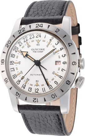 Glycine Mens Airman The Chief GMT 40mm Automatic Watch