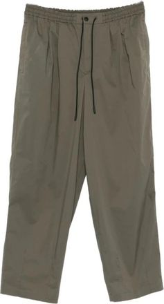 Pantaloni Torino Cropped Broeken - Heren - Vrijetijds broeken - Groen - XL - Leer - Broeken