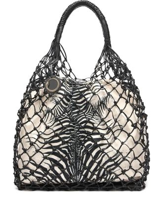 Roberto Cavalli Borsa tote a rete - Nero
