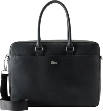 Lacoste Tassen, Heren, Zwart, ONE Size, Laptoptas