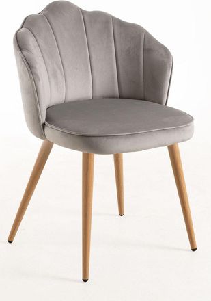 Regalos Miguel Sillas Comedor - Silla Blume Terciopelo - Gris