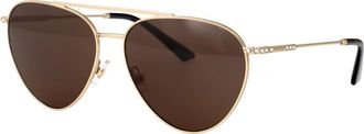 Jimmy Choo London Stijlvolle zonnebril met model 0Jc 4002B - Dames - Zonnebrillen - Geel - 60 MM - Accessoires