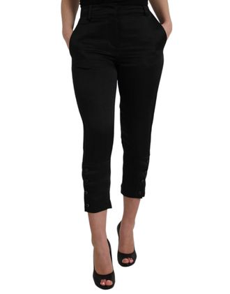 Ermanno Scervino High Waist Capri Cropped Womens Pants