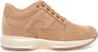 Hogan Interactive Sneaker - Dames - Sneakers - Bruin - 38 1/2 EU - Leer - Schoenen