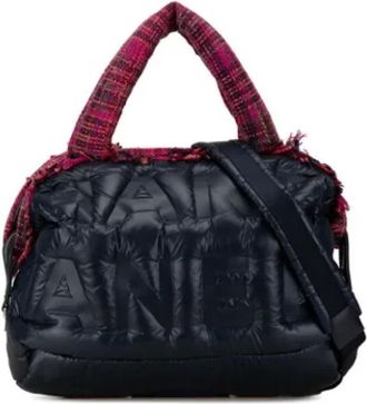 Chanel Pre-owned Handbags, female, Blue, Size: ONE SIZE Pre-owned Nylon chanel-bags
