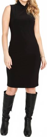 Frank Lyman Design High-Neck Sheath Dress In Black