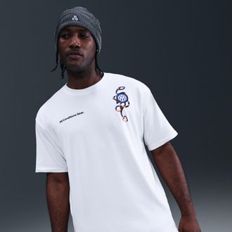 Nike Mens Inter Milan Nike ACG Soccer T-Shirt in White | IF0513-100