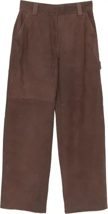 Iro Leather Panelled Trousers