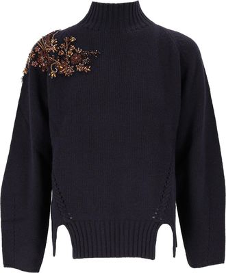 Ermanno Scervino Maglia High Neck Knitted Sweater