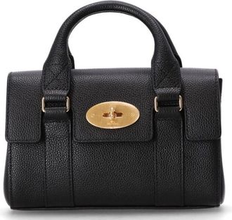 Mulberry Black Bayswater Mini Satchel