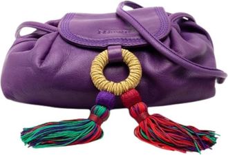 Loewe Pre-owned Mini Bags, female, Purple, Size: ONE SIZE Pre-owned Mini Crossbody Bag