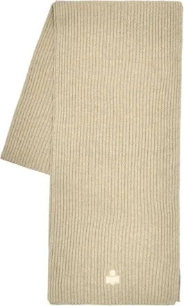 Isabel Marant Womens Marion Scarf Beige Cotton
