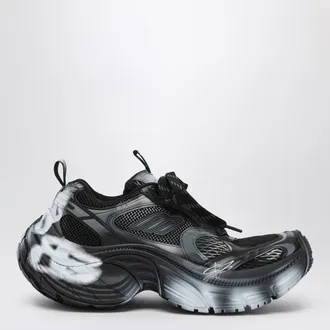 Balenciaga Sneaker 6XL bianca/nera con dettagli spray