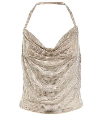 Giuseppe Di Morabito Crystal-embellished halterneck top