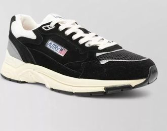 Autry leather panelled low-top sneakers