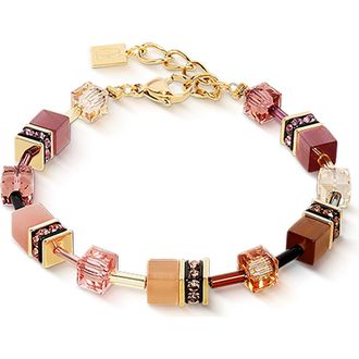 Coeur de Lion Geocube Iconic Bracelet in Gold Blush at Nordstrom, Size 8.5
