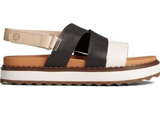 Sperry Top-Sider Cami Flatform Womens Sandals : 8.5 M (B), Leather