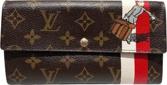 Louis Vuitton Monogram Brown Monogram Long Wallet (Bi-Fold) (Pre-Owned)