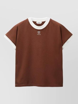 Versace slim fit stretch cotton jersey t shirt