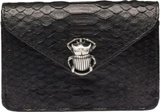 CLARIS VIROT Portemonnee/kaarthouder - Dames - Portefeuilles - Zwart - ONE Size - Katoen - Accessoires