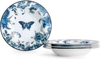 Marchesa Monarcha Porcelain Pasta Bowl Set of 4, Blue at Nordstrom