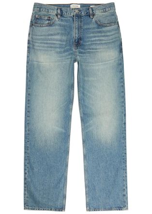 Frame Denim Relaxed Straight-leg Jeans - Mid Blu - 38 (W38 / Xxl)