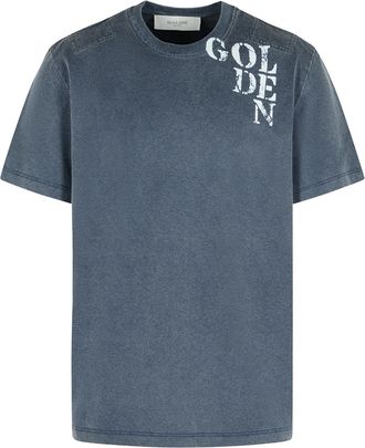 Golden Goose Blue Cotton T Shirt