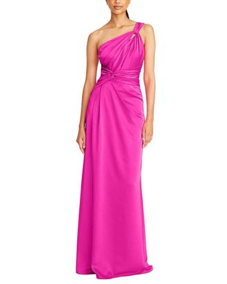 Theia Gloria Twist A-Line Gown