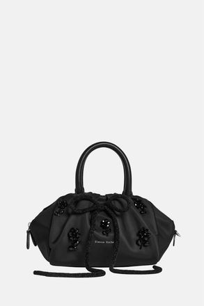 Simone Rocha Mini Gathered Top Handle Bag W/ Emb