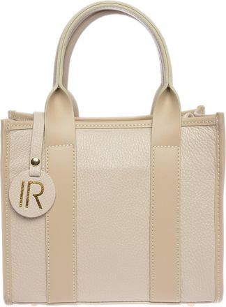 Isabella Rhea Beige Rundleer Tas