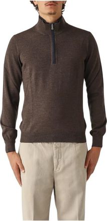 Gran Sasso Heren, Truien, Bruin, Maat: M