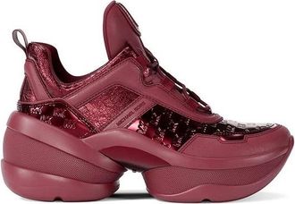 Michael Kors Schoenen, Dames, Rood, 39 EU, Nylon, Olympia Trainer