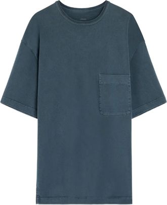Christophe Lemaire T-shirt con taschino - Blu