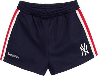 Sporty & Rich Shorts a righe - Blu