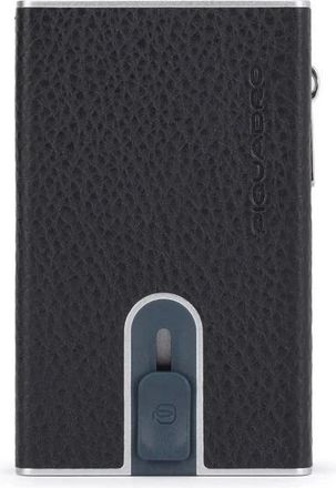 Piquadro Pop-up wallet with money pocket - Heren - Portefeuilles - Zwart - ONE Size - Accessoires