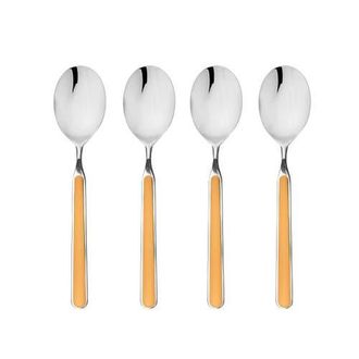 Mepra Fantasia American Coffee Spoon Set - 4 Pieces in Orange at Nordstrom