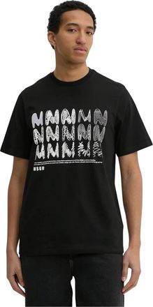 Msgm Msgm, Uomo, Top, Nero, L, new