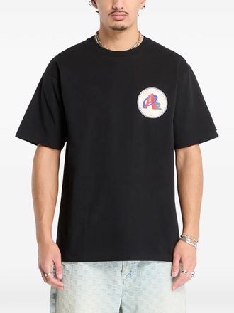 A Bathing Ape logo-print T-shirt - Black