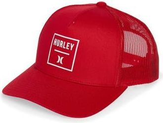 Hurley Square Trucker Hat in Red at Nordstrom Rack