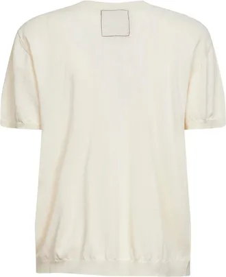Uma Wang Mens Crewneck Sweater Beige Cotton