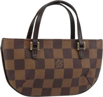 Louis Vuitton Pre-owned Mini Bags, female, Brown, Size: ONE SIZE Pre-owned Canvas Mini Bag
