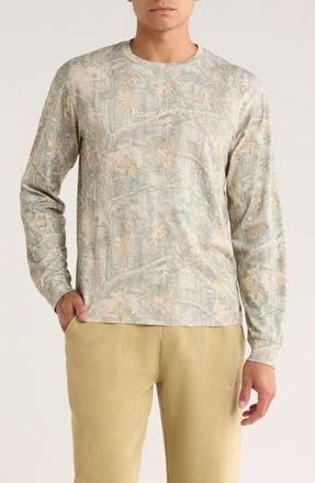 Museum of Peace and Quiet Wordmark Camo Logo Long Sleeve Graphic T-Shirt in Camouflage at Nordstrom Rack, Size X-Small